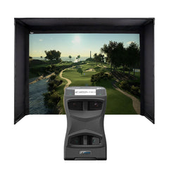 Foresight GCQuad Golf Launch Monitor with Carl's Place Pro Enclosure Home Golf Studio Package