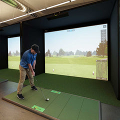Foresight QuadMAX Launch Monitor with Carl's Place Pro Enclosure Home Golf Studio Package