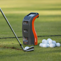 Bushnell Launch Pro Circle B SportScreen Vanish Retractable Golf Studio Complete Package | Home Golf Simulator Studio with Impact Screen, Enclosure, Hitting Mat, Putting Turf & Projector