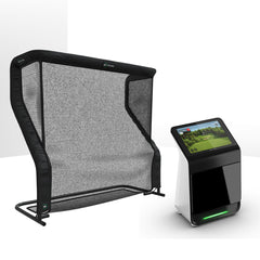 Garmin Approach R50 Golf Launch Monitor Home Net Studio with The Net Return Premium Hitting Net Package