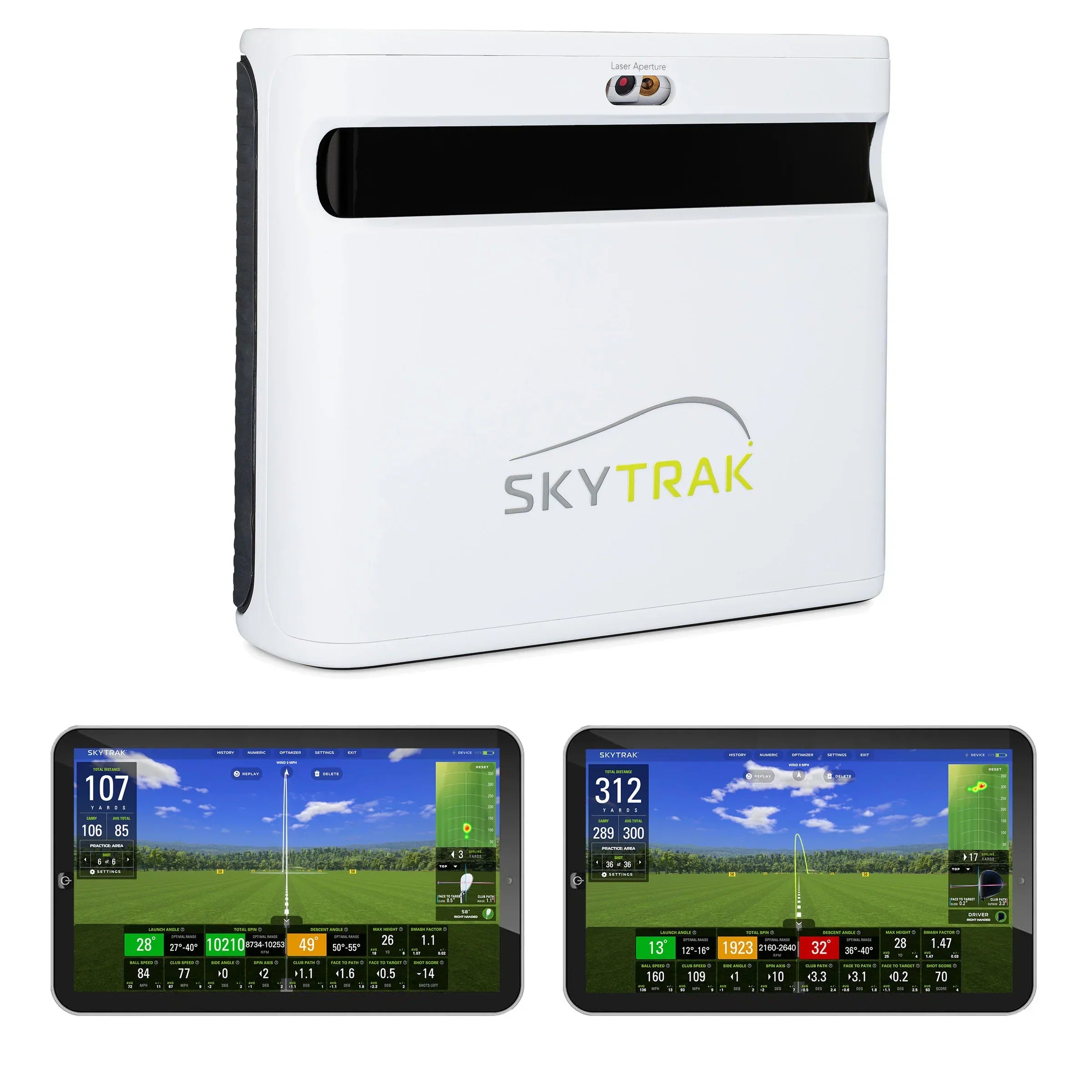 SkyTrak+ SportScreen Vanish LITE Hybrid-Retractable Golf Studio Complete Package | Home Golf Simulator Studio with Impact Screen, Enclosure, Hitting Mat, Putting Turf, Projector & 1-Year FREE Foresight Course Play