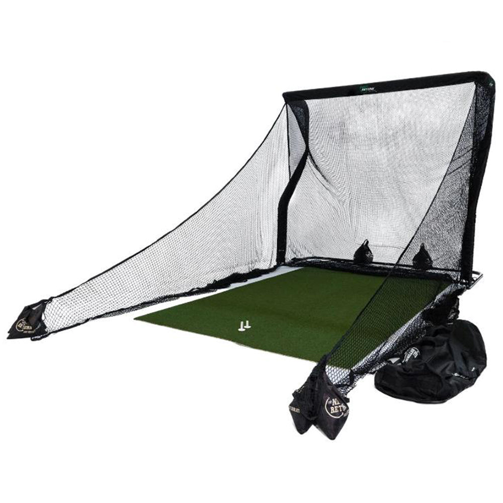 Garmin Approach R50 Golf Launch Monitor Home Net Studio with The Net Return Premium Hitting Net Package