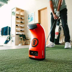 Bushnell Launch Pro Circle B SportScreen Vanish Retractable Golf Studio Complete Package | Home Golf Simulator Studio with Impact Screen, Enclosure, Hitting Mat, Putting Turf & Projector