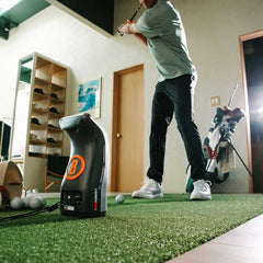Bushnell LPi Circle B with PlayBetter SimStudio™ COMPLETE Package | Golf Simulator Studio with Impact Screen, Enclosure, Side Barriers, Hitting/Putting Mats, Projector & Protective Case